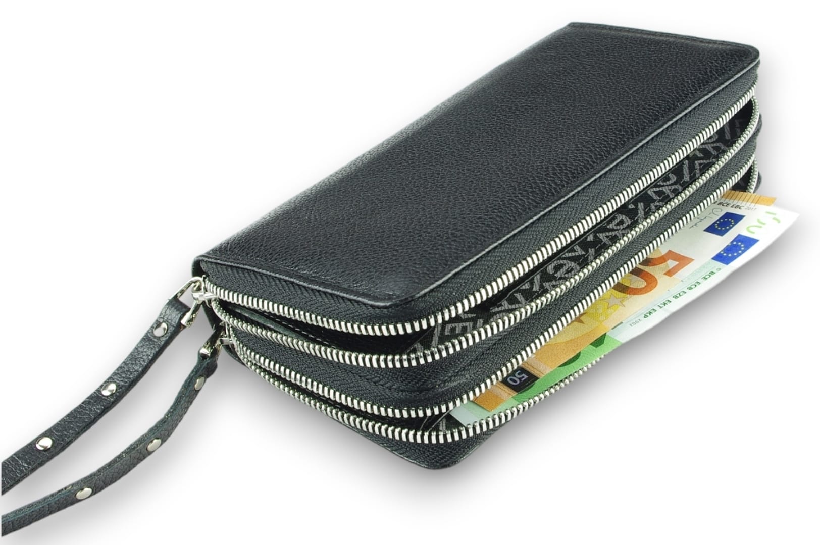 a LEATHER WALLET Model 303 EL-4-1_NIC