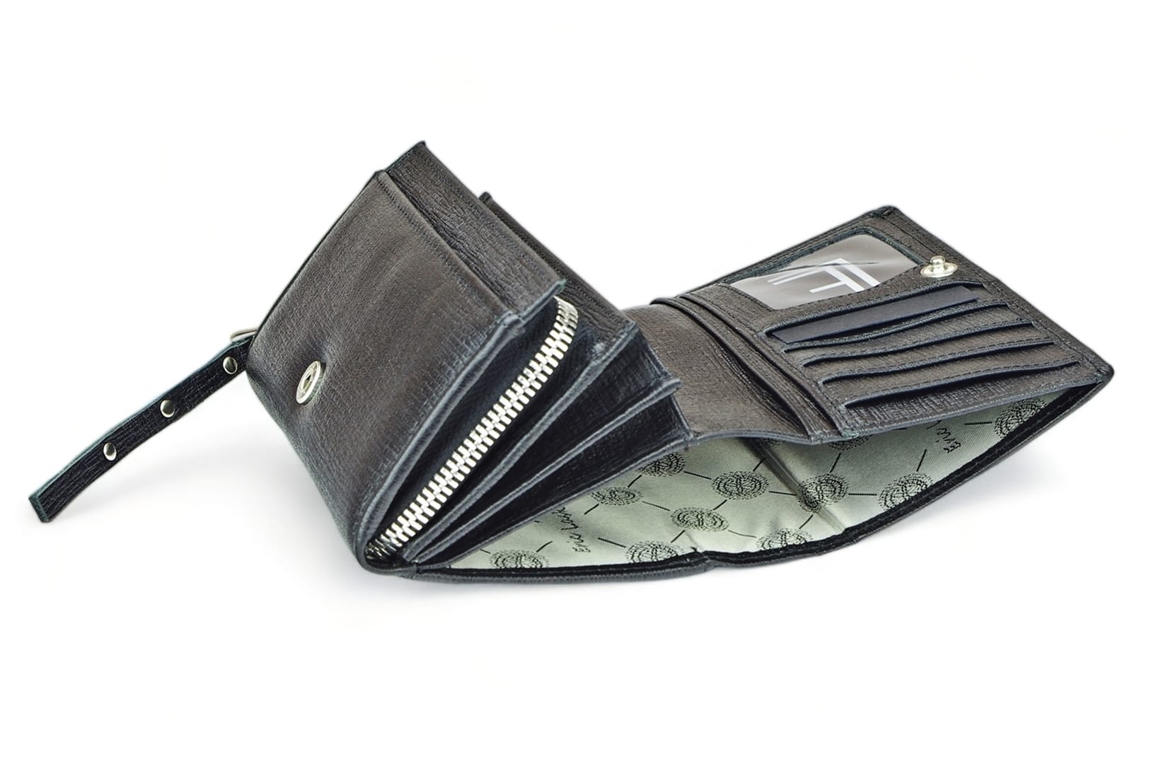 Leather wallet Model 7 EL-3-1_NIC (left hand)