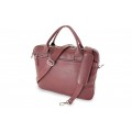 Leather satchel Model 3 EL-4-5BR