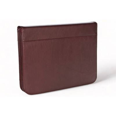 A4 size conference folder with a zipper made of genuine leather. 19 BL-0-2F A4 size conference folder with a zipper made of genuine leather. 19 BL-0-2F