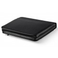 A4 size conference folder with a zipper made of genuine leather. 19 EL-4-1F