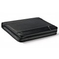 A4 size conference folder with a zipper made of genuine leather. 19 EL-4-1F