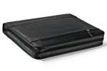 A4 zippered conference folder made of genuine leather. 19 EL 4-1F