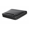 A4 size conference folder with a zipper made of genuine leather. 19R EL-4-1F