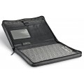 A4 size conference folder with a zipper made of genuine leather. 19R EL-4-1F