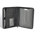 A4 size conference folder with a zipper made of genuine leather. 19R EL-4-1F