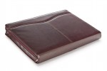 A4 zippered conference folder made of genuine leather. 2 BL 0-2F