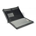 A4 size conference folder with a zipper made of genuine leather. 2 EL 4-1F