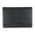 A4 size conference folder with a zipper made of genuine leather. 2 EL 4-1F