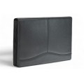 A4 size conference folder with a zipper made of genuine leather. 2 EL 4-1F