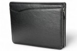 A4 zippered conference folder made of genuine leather. 24 EL 4-1F