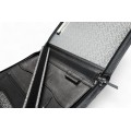 A4 size conference folder with a zipper made of genuine leather. 24 EL 4-1F