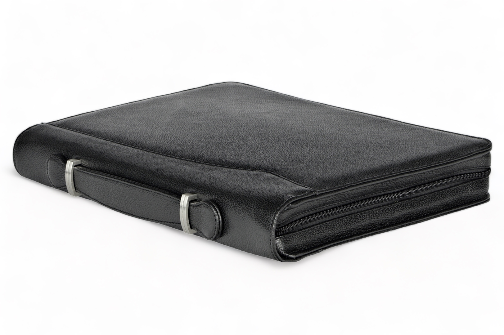A4 zippered conference folder made of genuine leather. 24R EL 4-1F
