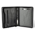 A4 size conference folder with a zipper made of genuine leather. 24R EL 4-1F