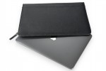 A4 zippered conference folder made of genuine leather. 26 BL 4-1F