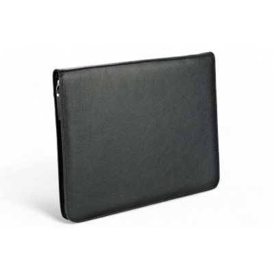 A4 size conference folder with a zipper made of genuine leather. 26 EL-4-1F