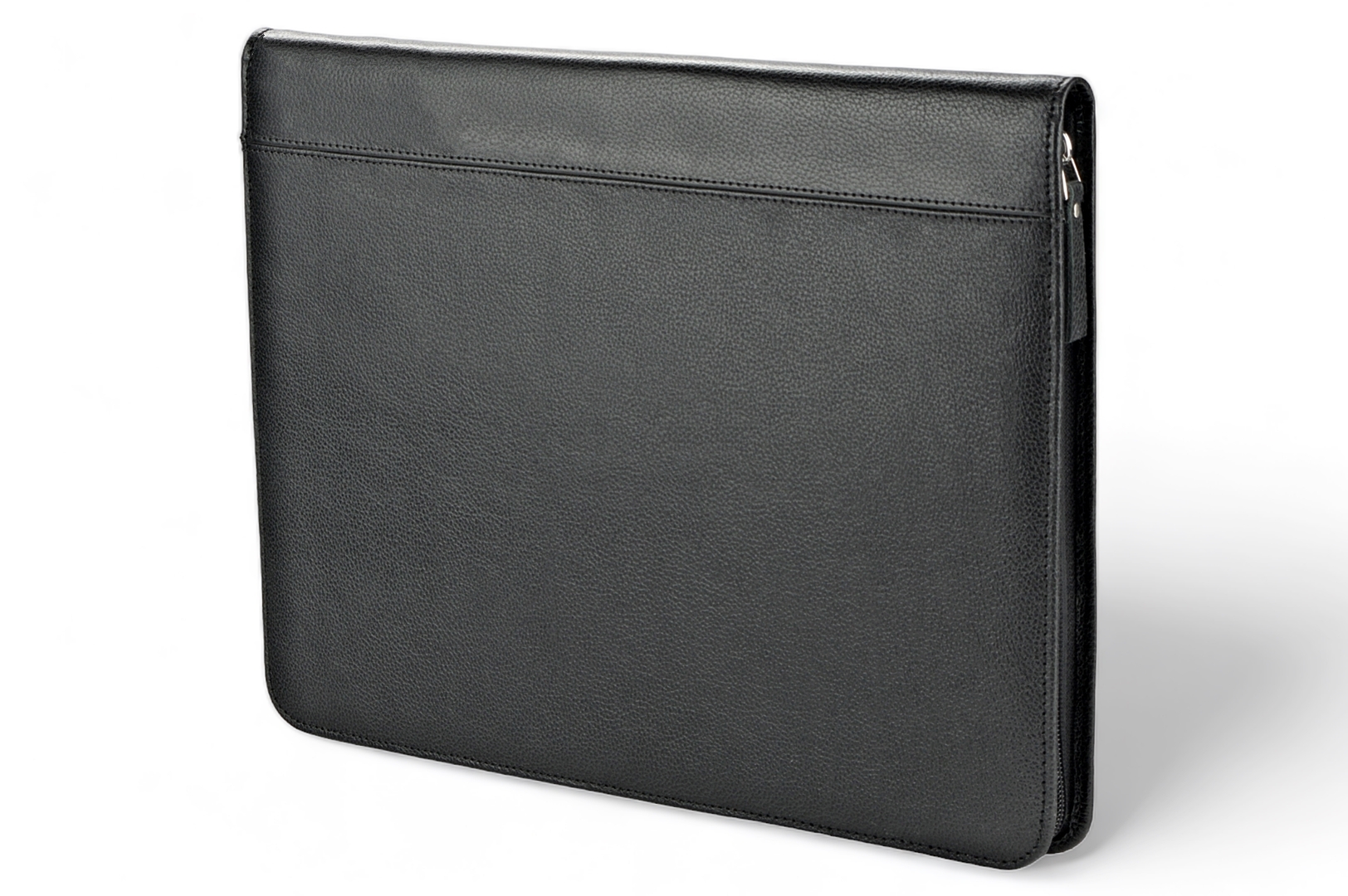 A4 zippered conference folder made of genuine leather. 26 BL 4-1F