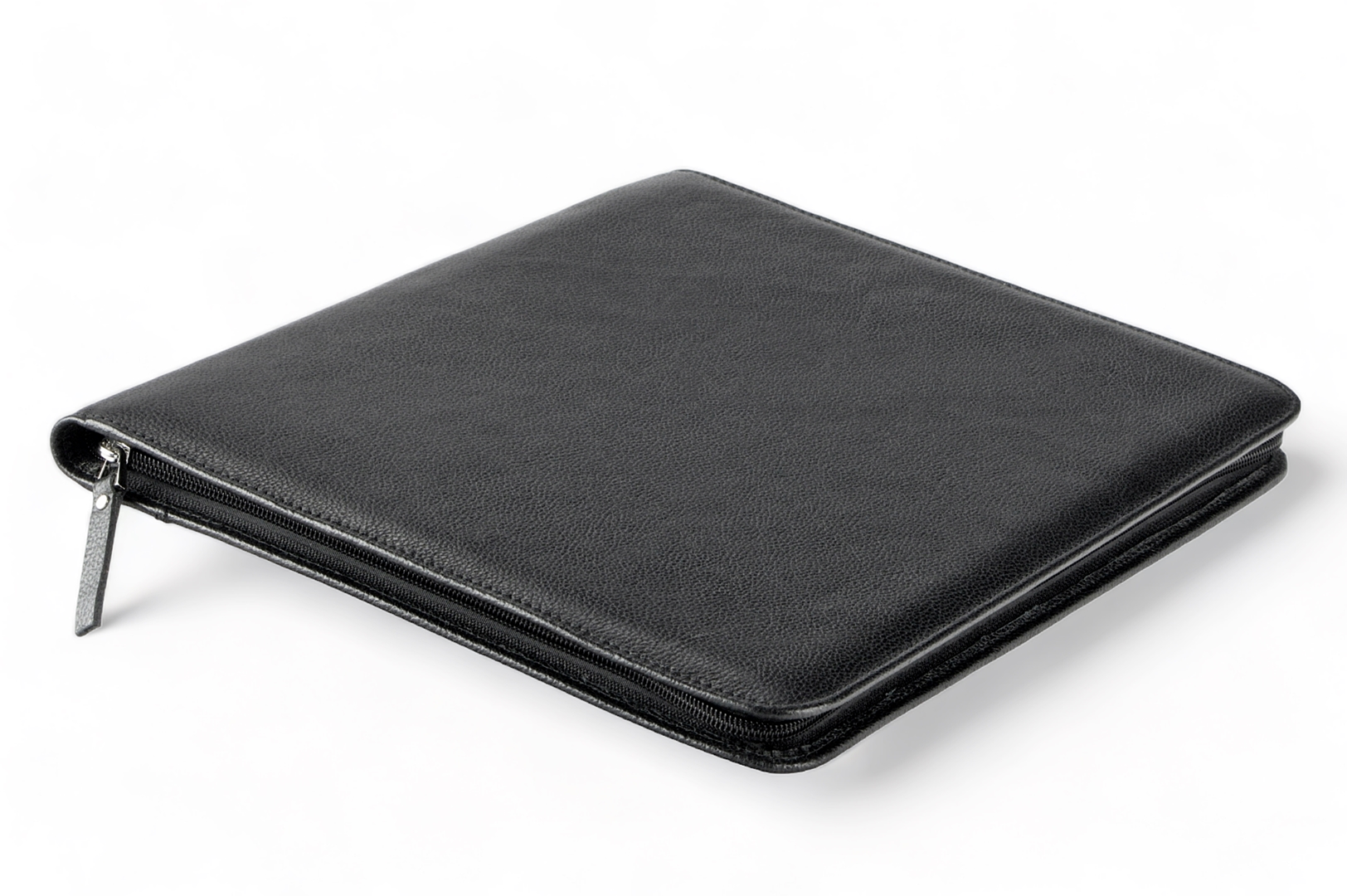 A4 zippered conference folder made of genuine leather. 26 BL 4-1F