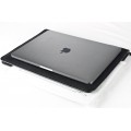 A4 size conference folder with a zipper made of genuine leather. 26BL 4-1F
