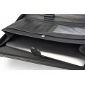 A4 size conference folder with a zipper made of genuine leather. 2R BL 0-1F