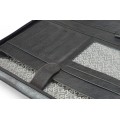 A4 size conference folder with a zipper made of genuine leather. 2R EL 4-1F