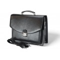 Leather briefcase Model 5 BL-0-1BR
