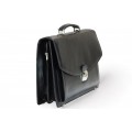 Leather briefcase Model 5 BL-0-1BR