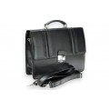Leather briefcase Model 84 BL-0-1BR