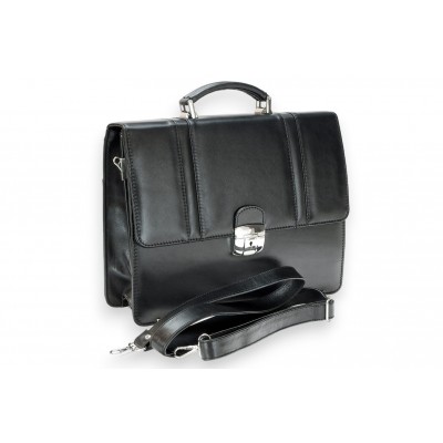 Leather briefcase Model 84 BL-0-1BR