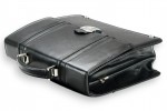 LEATHER BRIEFCASE Model A4 84 BL 0-1B