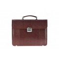 Leather briefcase Model 14 EL-3-2BR
