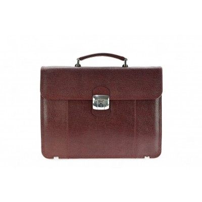 Leather briefcase Model 14 EL-3-2BR