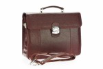 LEATHER BRIEFCASE Model A4  14 EL-3-2BR