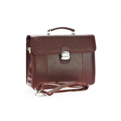 Leather briefcase Model 14 EL-3-2BR