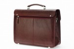 LEATHER BRIEFCASE Model A4  14 EL-3-2BR