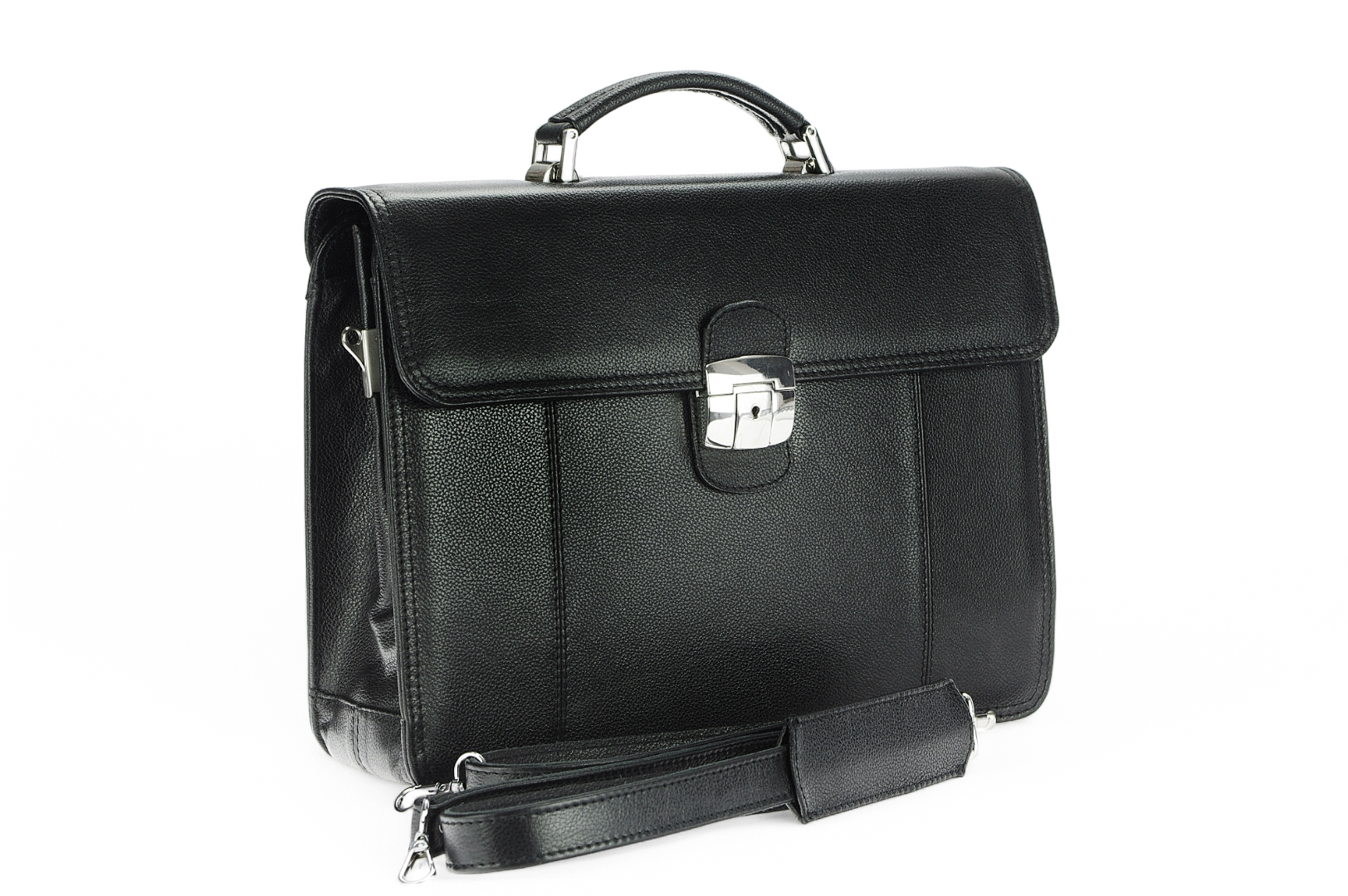 LEATHER BRIEFCASE Model A4 14 EL-4-1BR