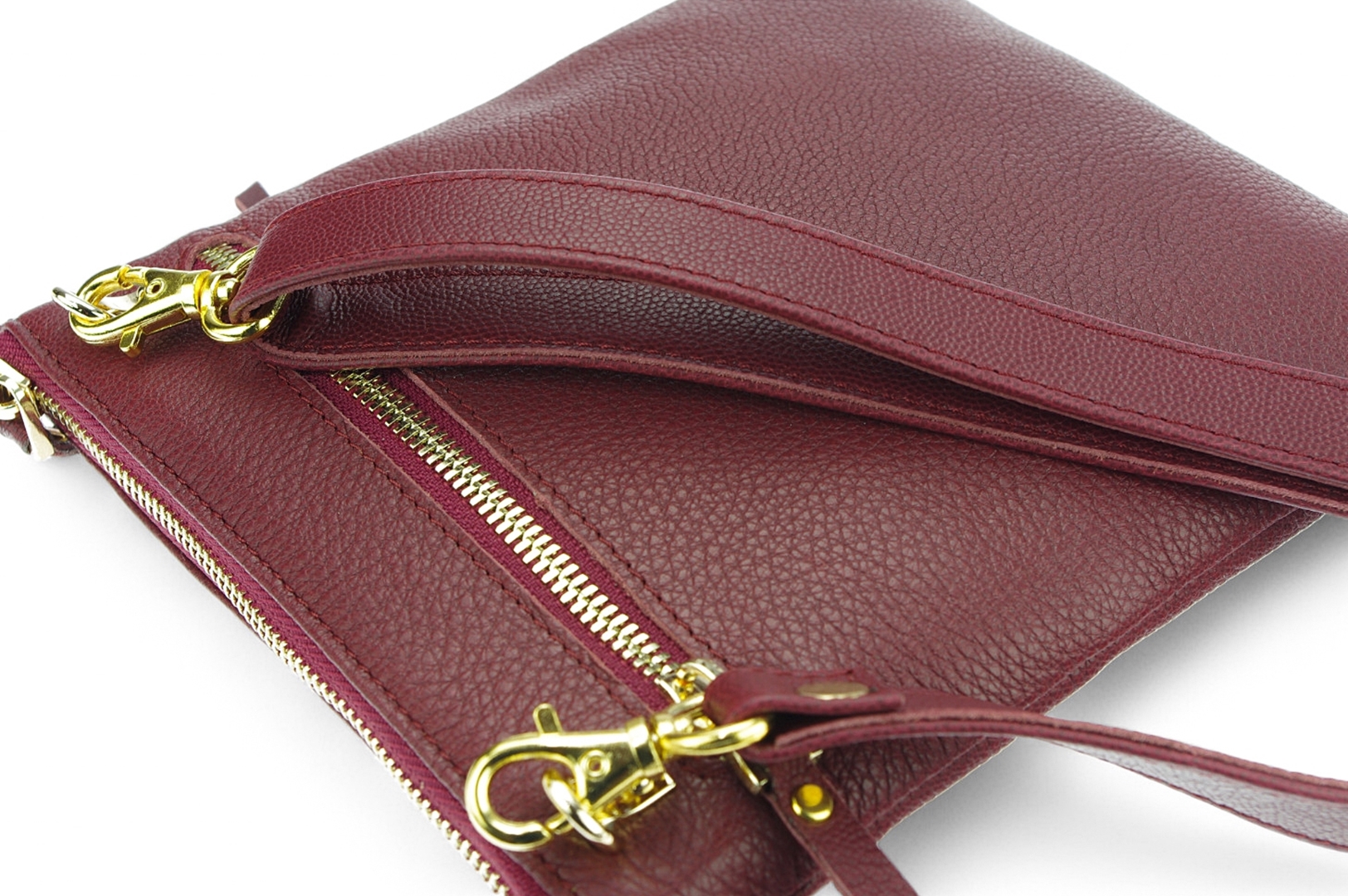 Classic leather shoulder bag. 30 EL-4-5BG_gold