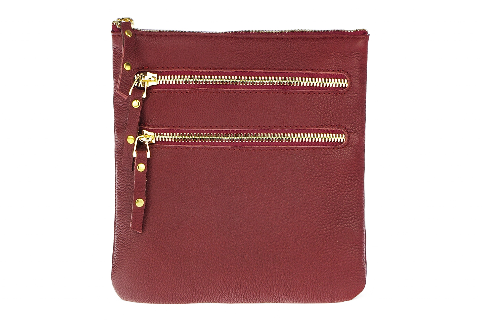 Classic leather shoulder bag. 30 EL-4-5BG_gold