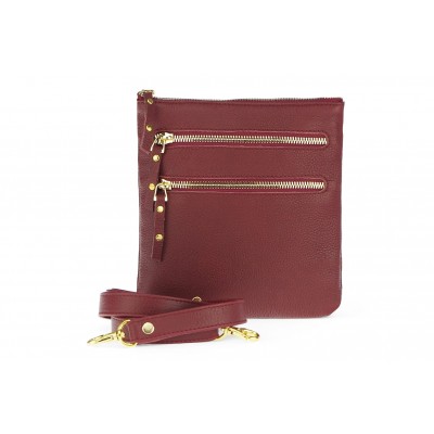 Classic leather shoulder bag. 30 EL-4-5BG_gold