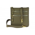 Classic leather shoulder bag. 30 EL-4-7BG_gold