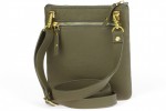 Classic leather shoulder bag. 30 EL-4-7BG_gold