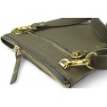 Classic leather shoulder bag. 30 EL-4-7BG_gold