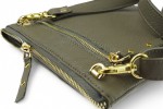 Classic leather shoulder bag. 30 EL-4-7BG_gold