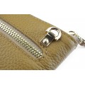 Classic leather shoulder bag. 30 EL-4-8BG_gold