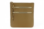 Classic leather shoulder bag. 30 EL-4-8BG_gold