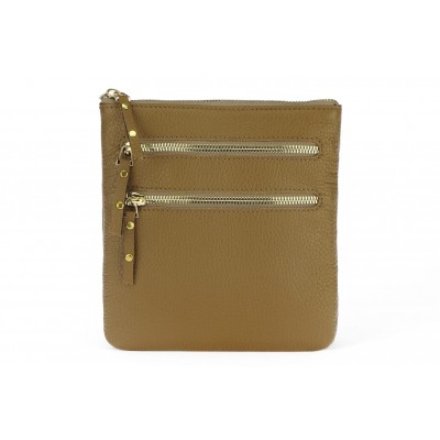 Classic leather shoulder bag. 30 EL-4-8BG_gold