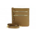 Classic leather shoulder bag. 30 EL-4-8BG_gold
