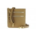 Classic leather shoulder bag. 30 EL-4-8BG_gold