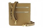 Classic leather shoulder bag. 30 EL-4-8BG_gold