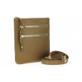Classic leather shoulder bag. 30 EL-4-8BG_gold